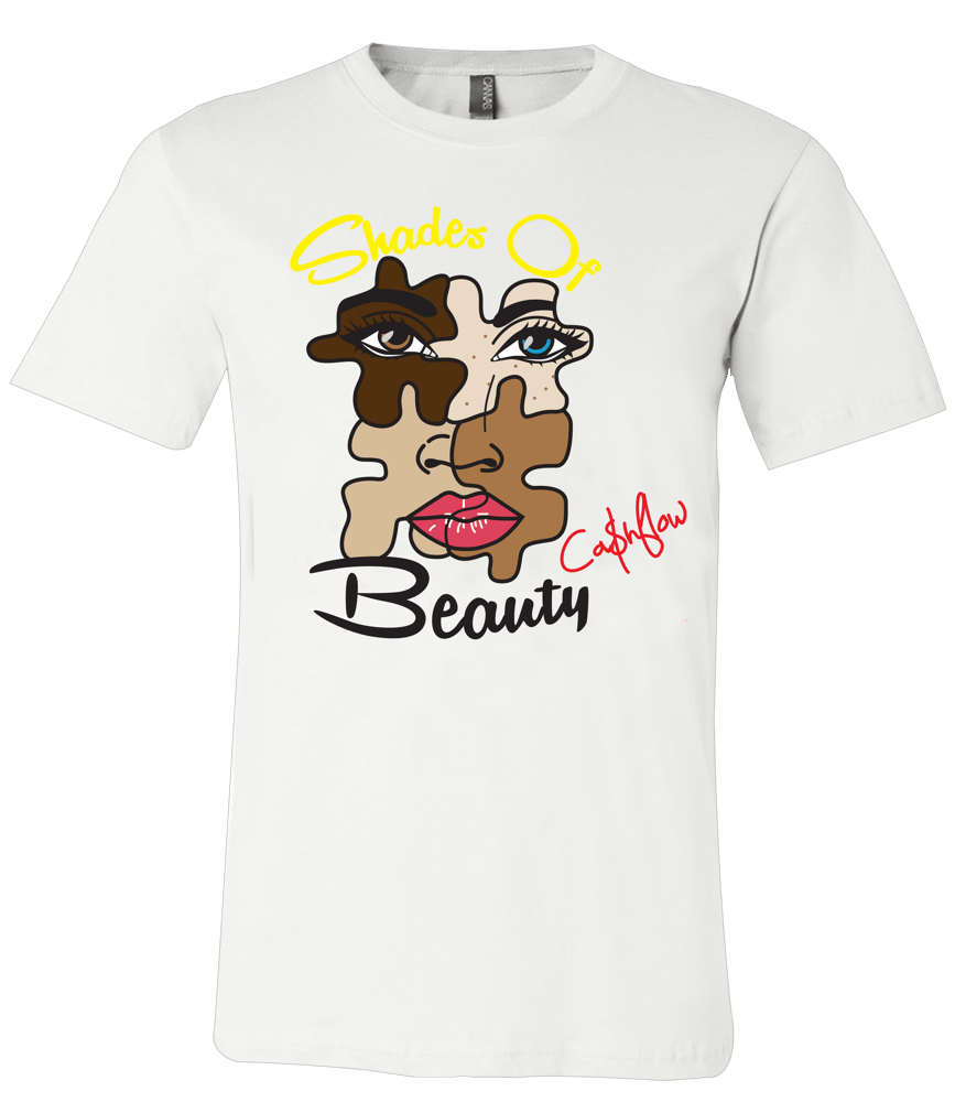Image of Cashflow - Shades Of Beauty White Tee