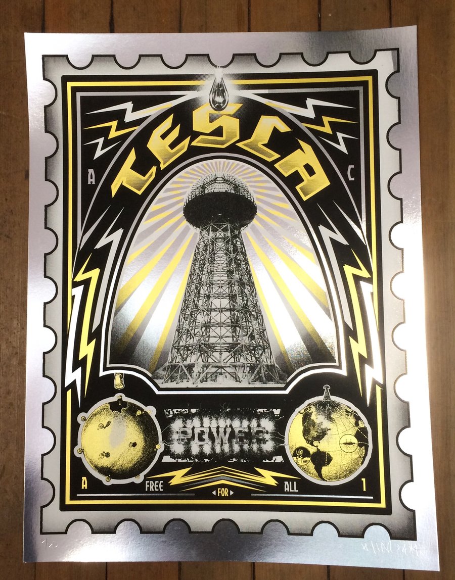 Image of Tesla Art Print