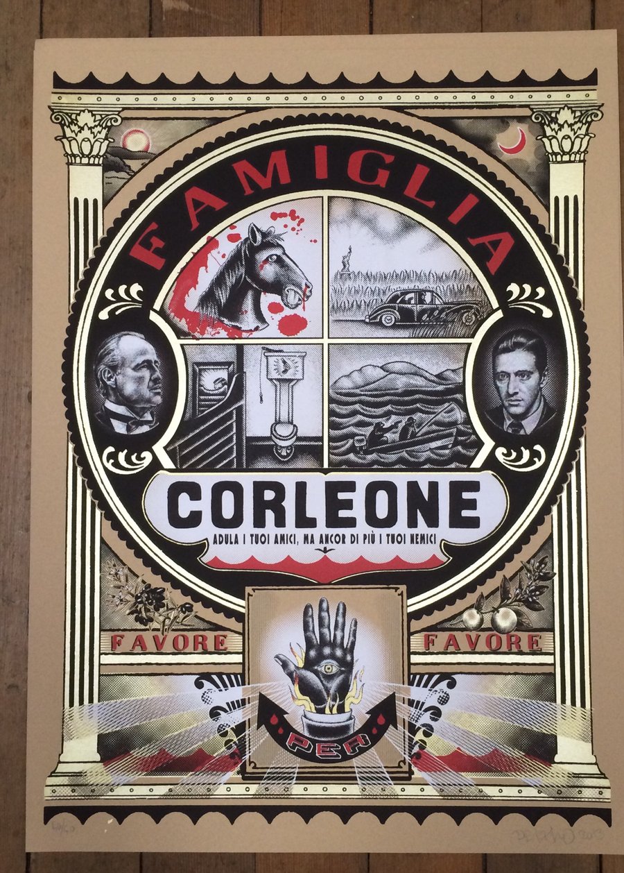 Image of Corleone Famiglia Art Print