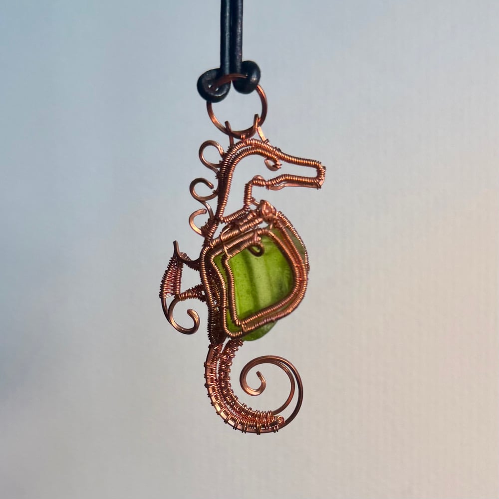 Image of Seaglass Seahorse for Sarah B. 