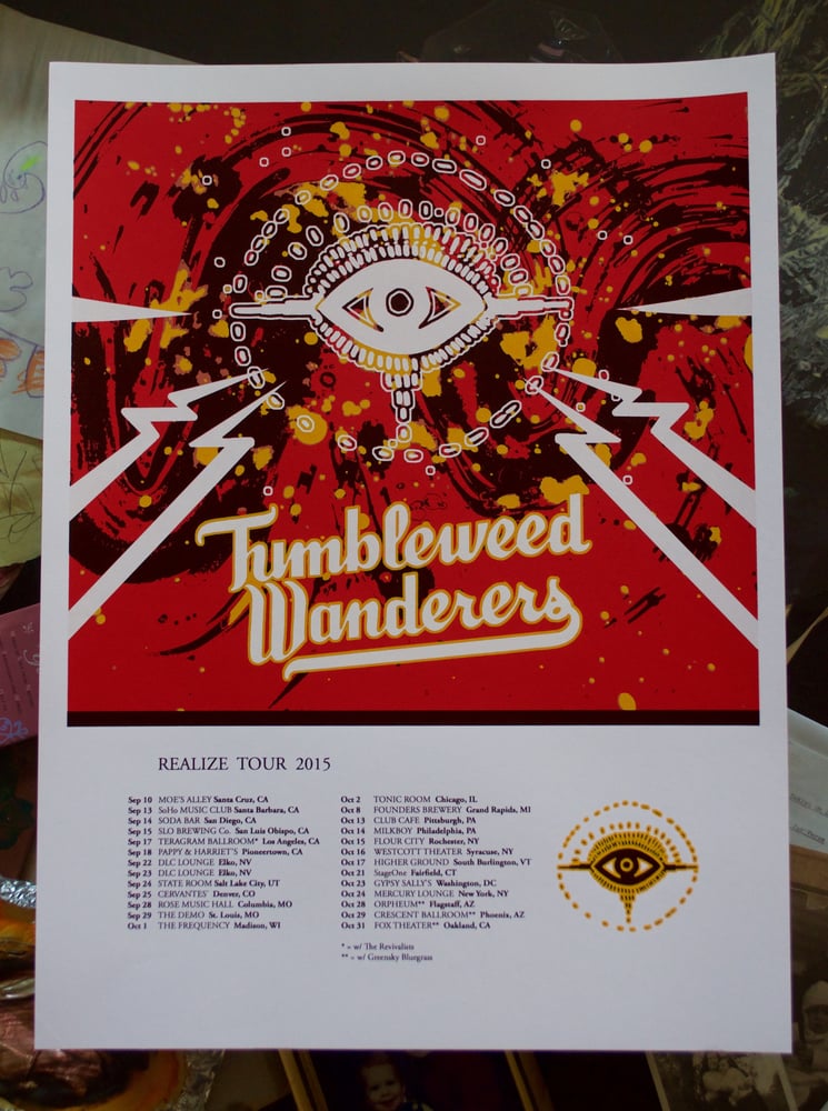 Image of Realize 2015 tour poster