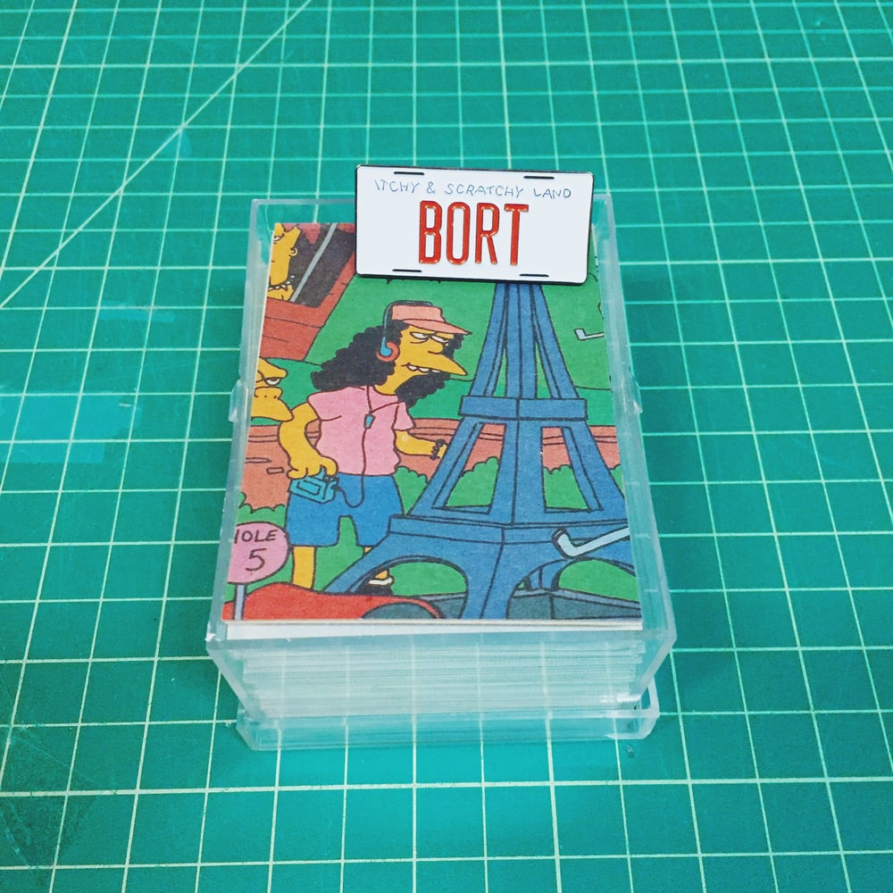 Image of Simpsons BORT Enamel Pin
