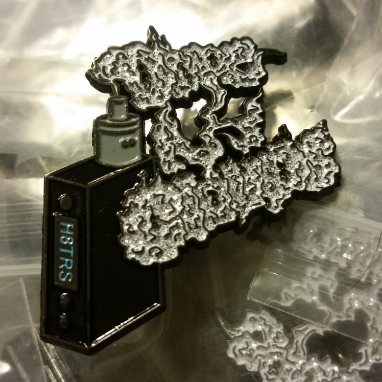 Image of DOPE ASS CLOUDS GLITTER PIN