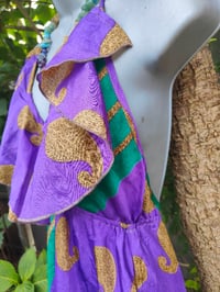 Image 10 of Bianca Frill maxi dress Purple