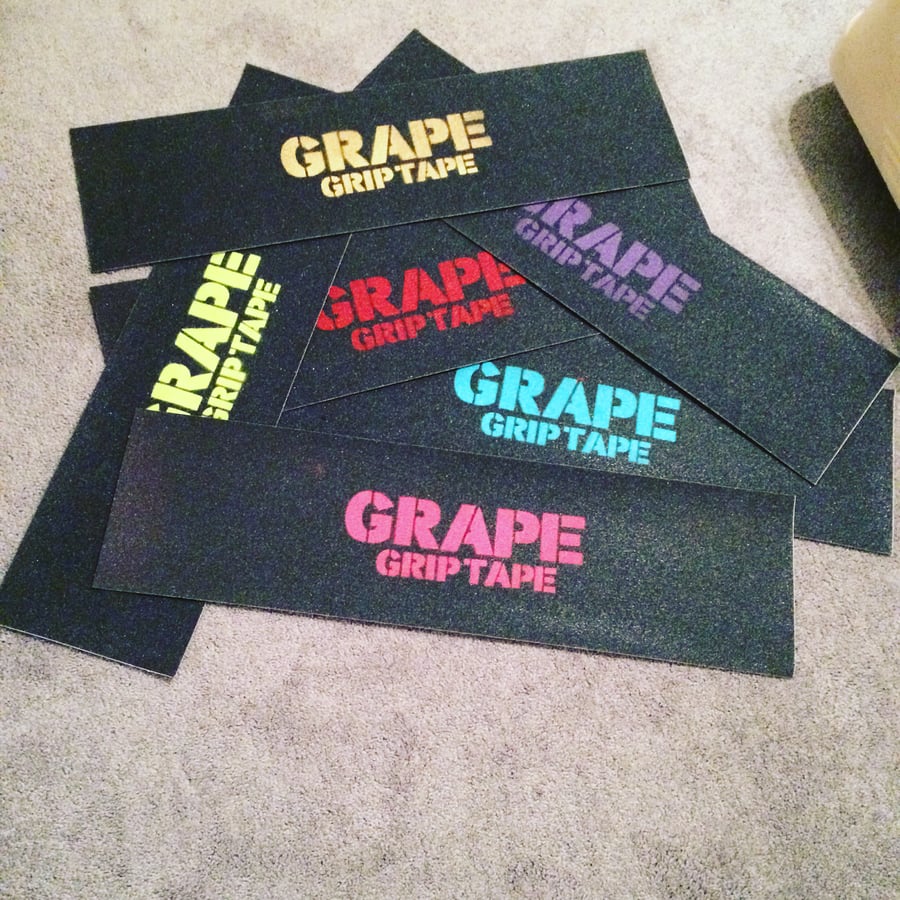 Image of Grape Griptape Stamp Logo