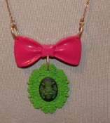 Image of Rocking Skull Cameo Pendant Necklace