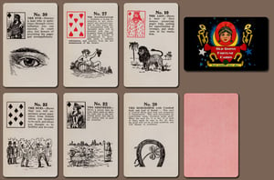 Image of Old Gypsy Fortune Cards c. 1940