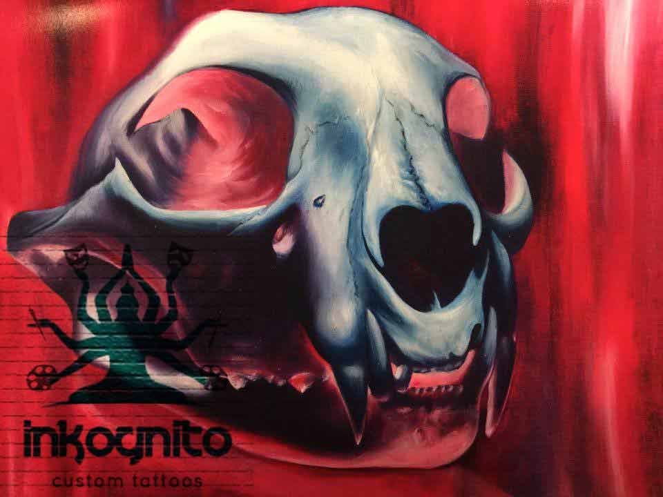 Image of Animal Skull Study - Print