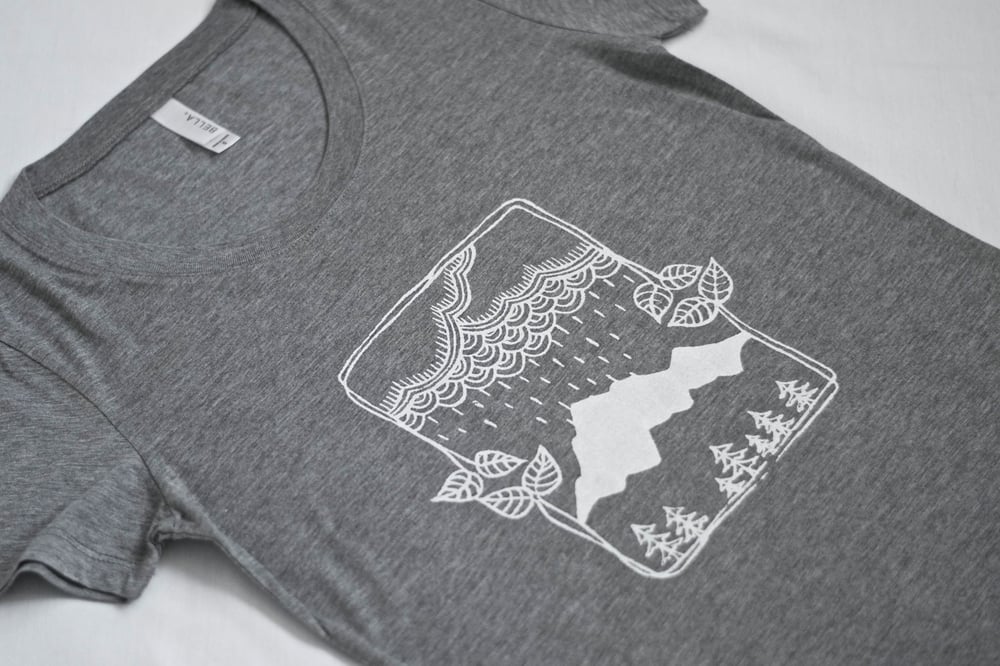 Image of *Rain in the Mountains- Women's Triblend Tee