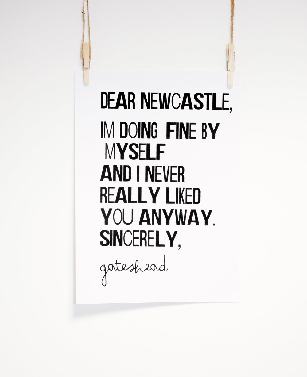 Image of Dear Newcastle
