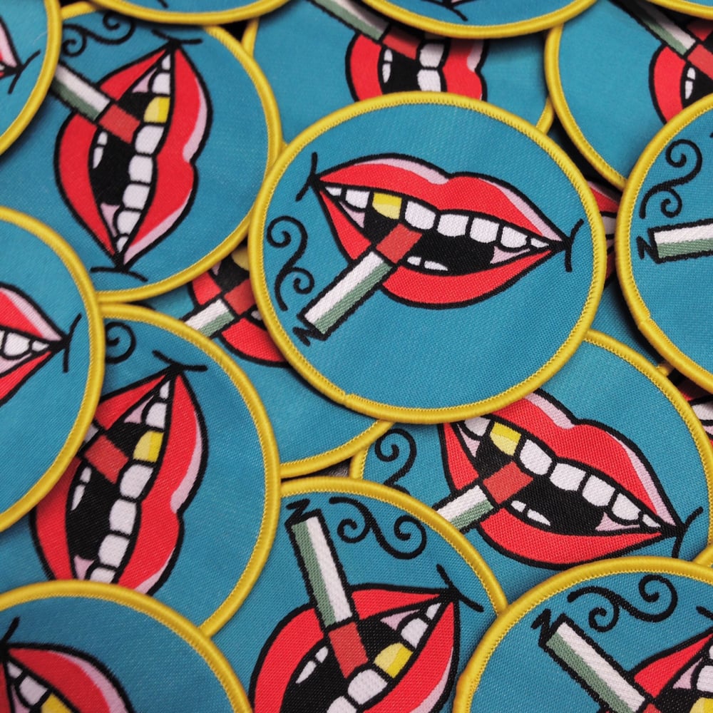 Image of Smoking lips patch