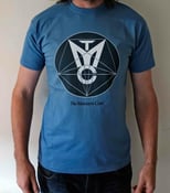 Image of The Massacre Cave Logo T-Shirt Blue