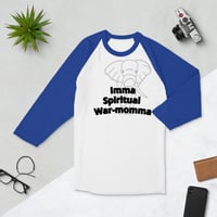 Image 6 of War-Momma 3/4 sleeve raglan shirt