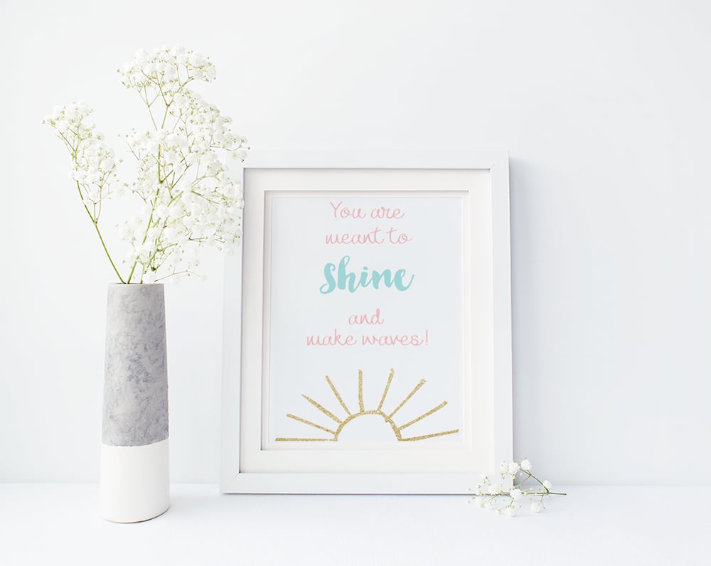 Image of 8x10 You are meant to SHINE!