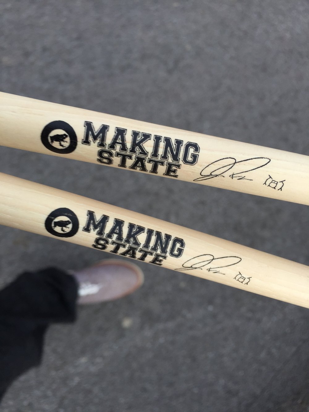 Image of Making State Signature Drum Sticks!