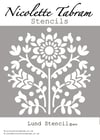 Lund Furniture Stencil for Furniture, Wall and Fabric Projects-Scandi stencil-DIY 