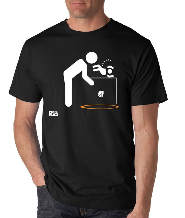Image of Portal Changing Table T Shirt