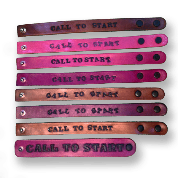 Image of Leather Snap Wristbands