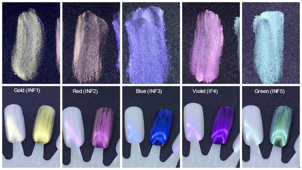 Image of Interference Pigments </p> 5 Colors Available