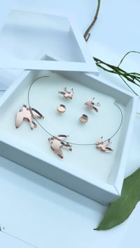 Image 1 of Rose gold Náhrdelník Ptáčci