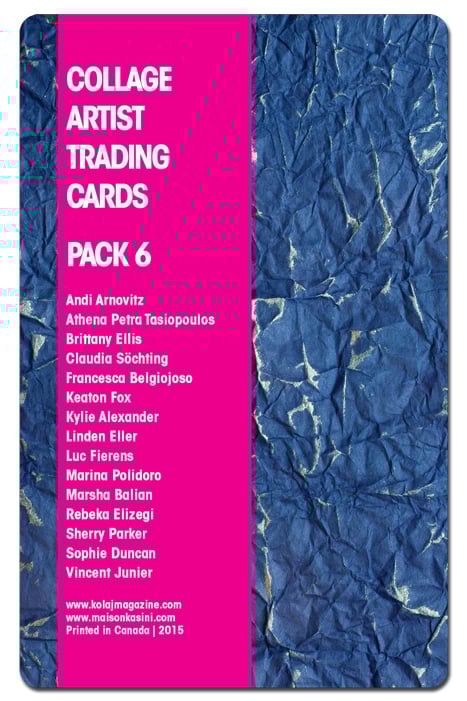 Image of Collage Artist Trading Cards, Pack Six