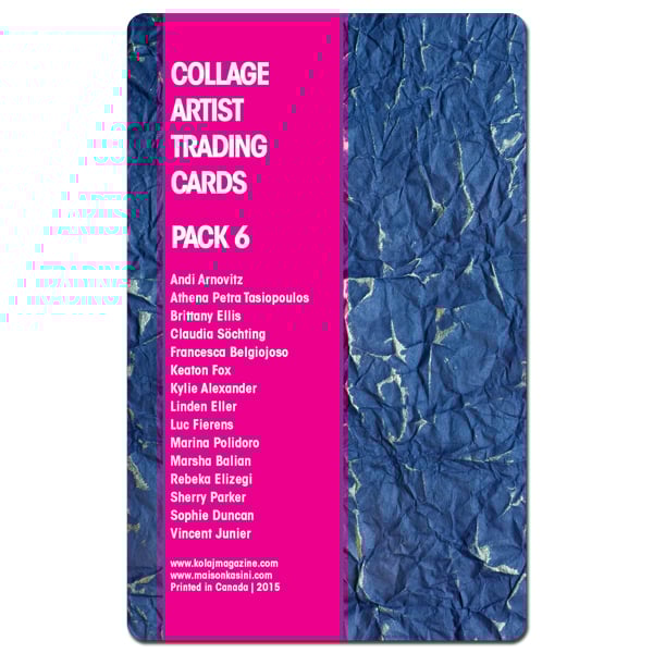 Image of Collage Artist Trading Cards Pack 6