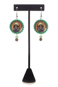 Image of Picante Earrings featuring the Fine Art of Moises - Revolucionario