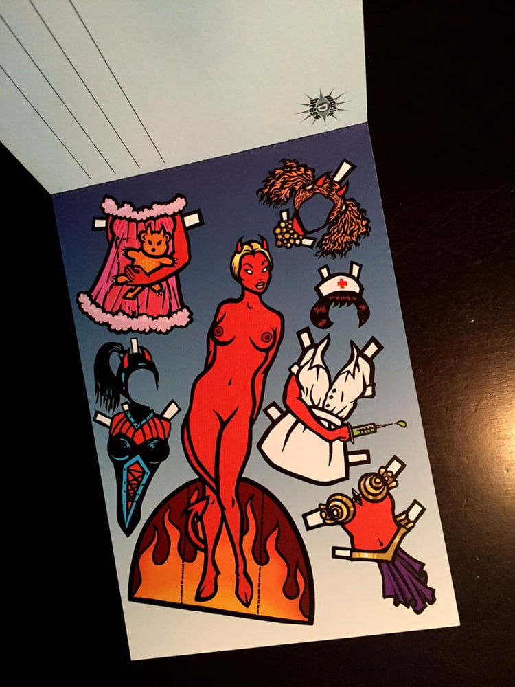 Image of Devil Babe's Big Book of Postcards!