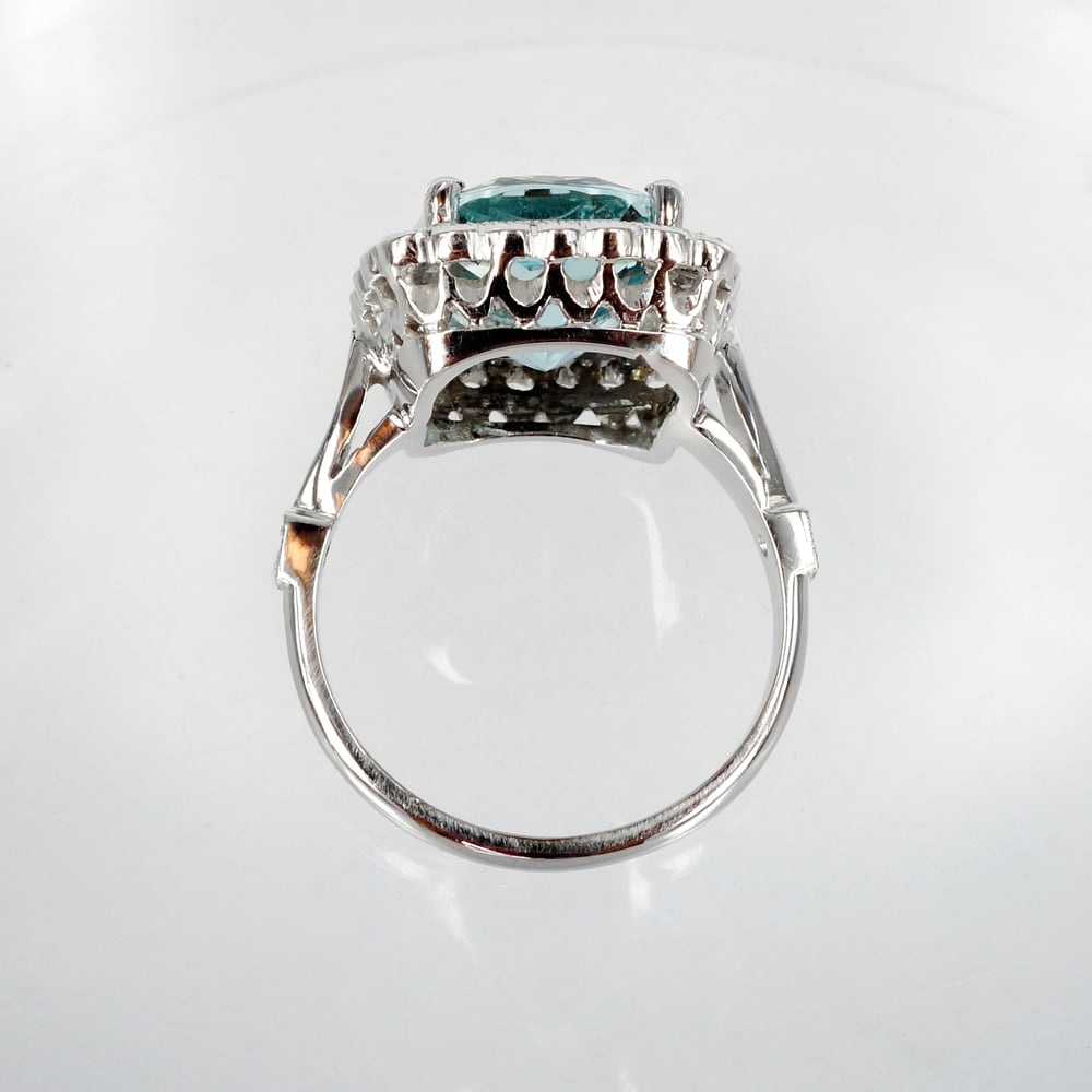 Image of Aquamarine Cocktail Ring