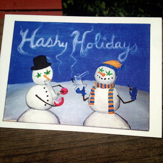 Image of Hashy Holidays - Greeting Card