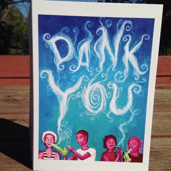 Image of Dank You - Greeting Card