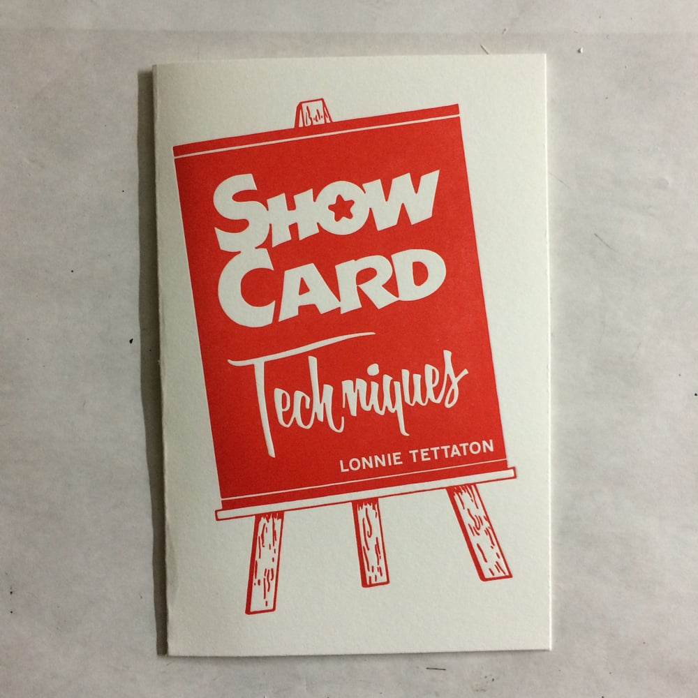 Image of Show Card Techniques by Lonnie Tettaton