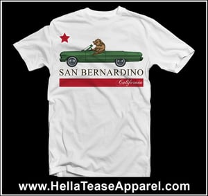 Image of San Bernardino Lowrider White Tee