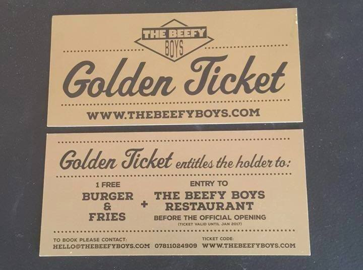 Image of Beefy Boys Golden Ticket