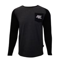 Image of Kids Drop and Roll Black and Grey Long Sleeve 