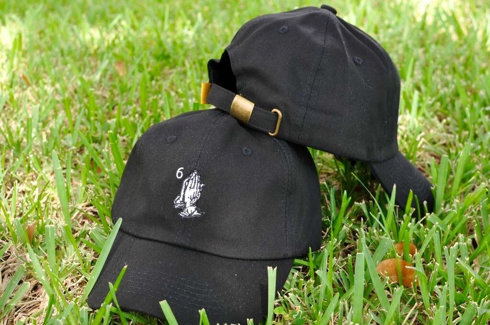 Image of Ovo Drake 6 God Hat StrapBack Black 