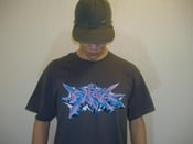 Image of astek silk screen t grey