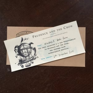 Prudence and the Crow Gift Subscription