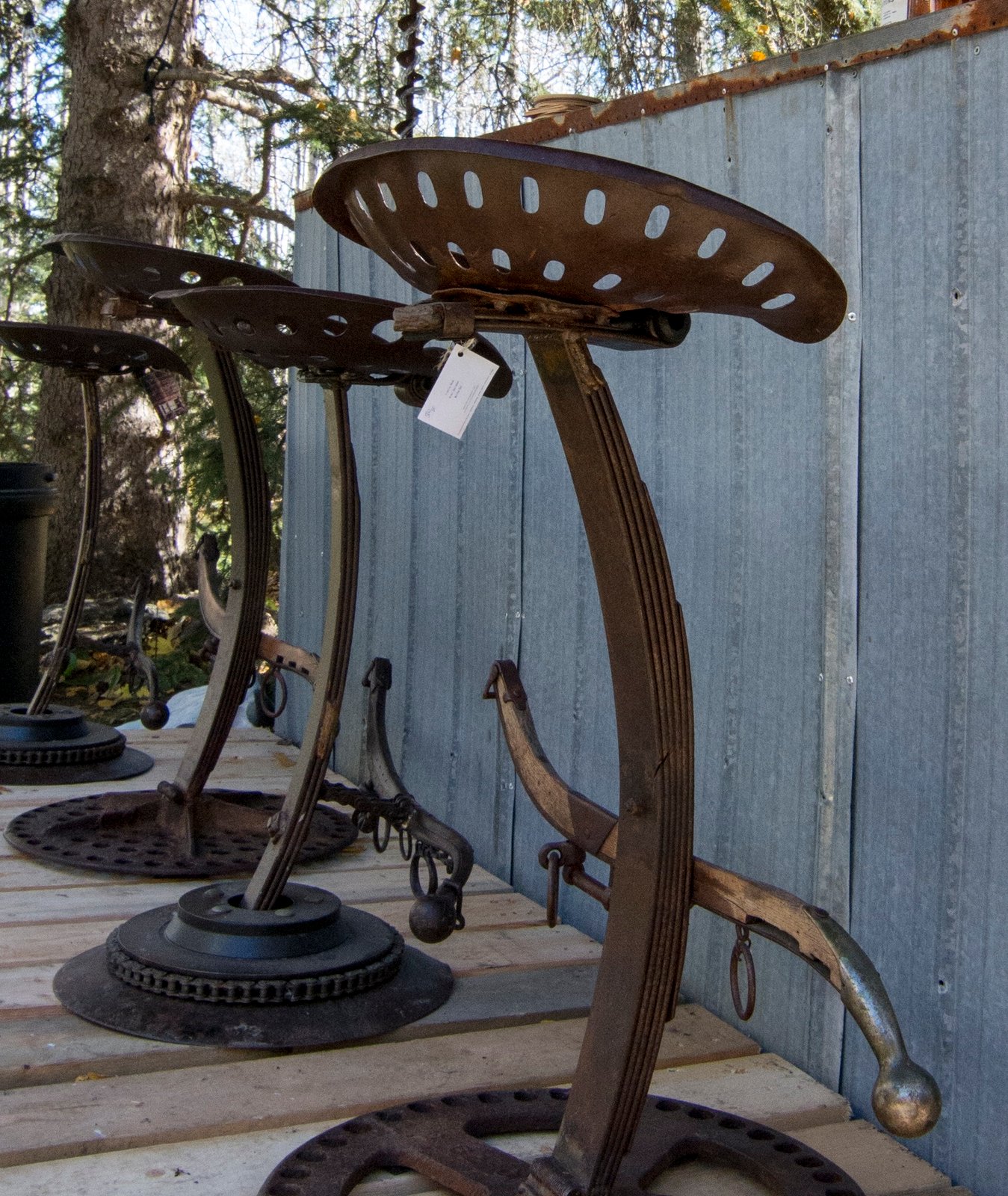 metal tractor seat bar stools