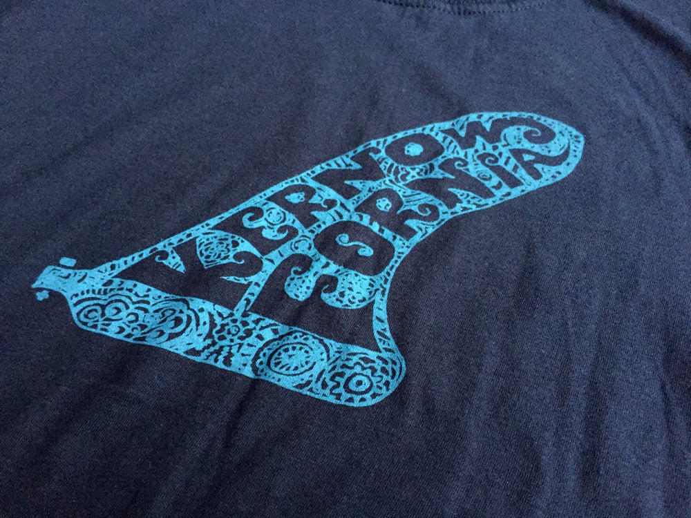 Image of Mens - Fin, T-shirt  (Navy or Cyan)