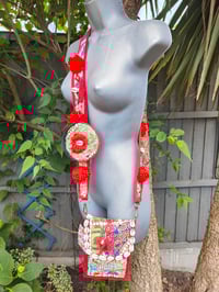 Image 2 of Jaz mini cross body bag - Red