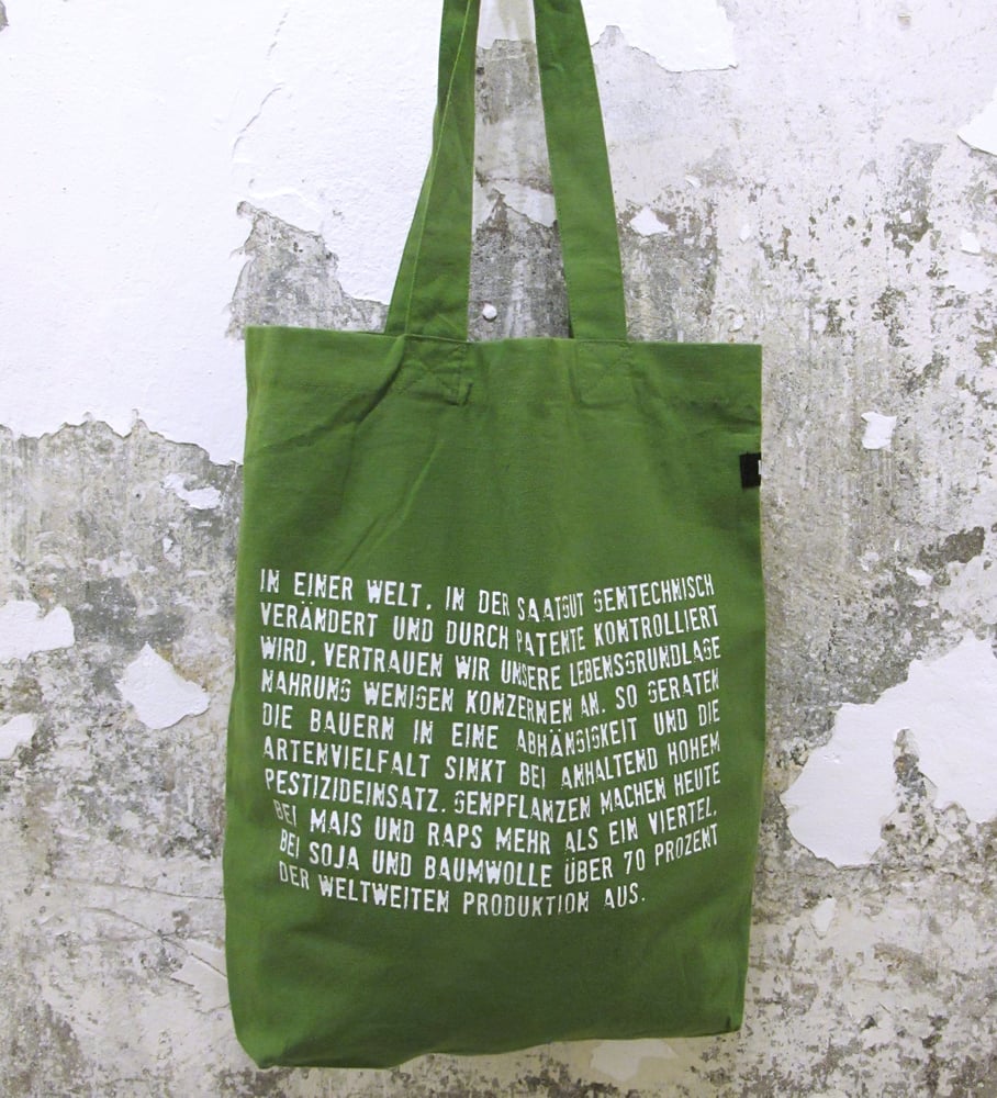 Image of Stoffbeutel "Aufklärer" grün - verschiedene Motive