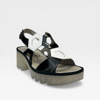 Image 3 of FLY LONDON TEWA BLACKWHITE PATENT