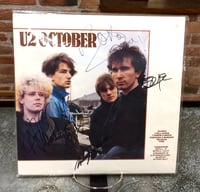 Image 1 of U2 OCTOBER • 1981 Autographed LP Album