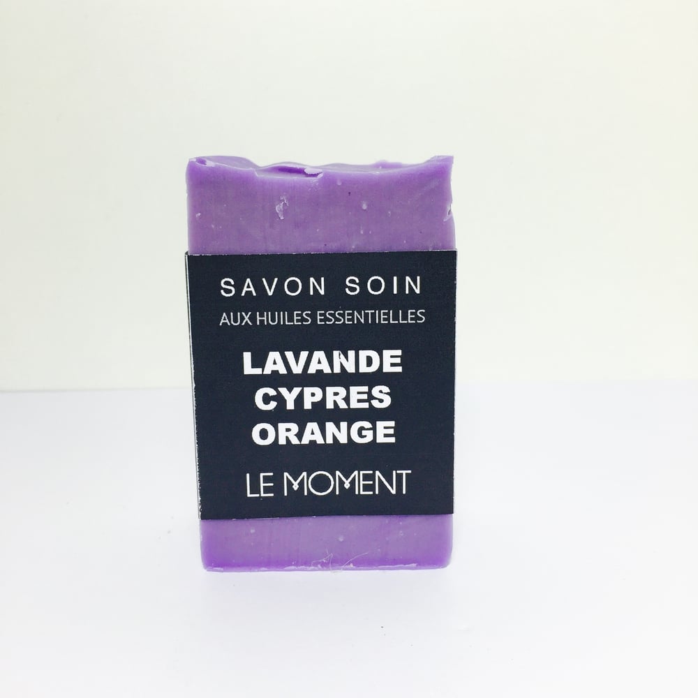 Image of Savon Violet - Lavande Orange douce Cyprès