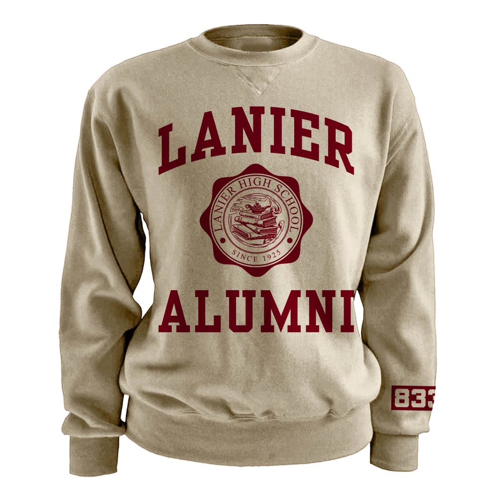 Image of LHS ALUMNI CREWNECK SWEATSHIRT (SAND)