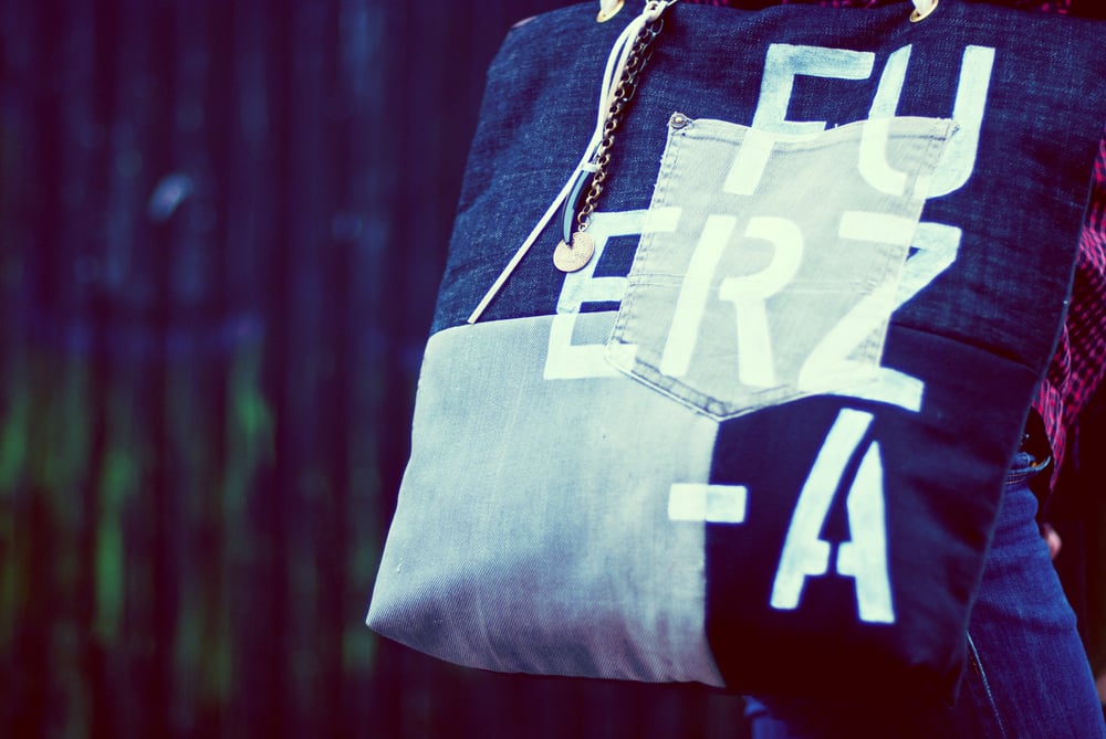 Image of FUERZA Exclusive Denim Bag