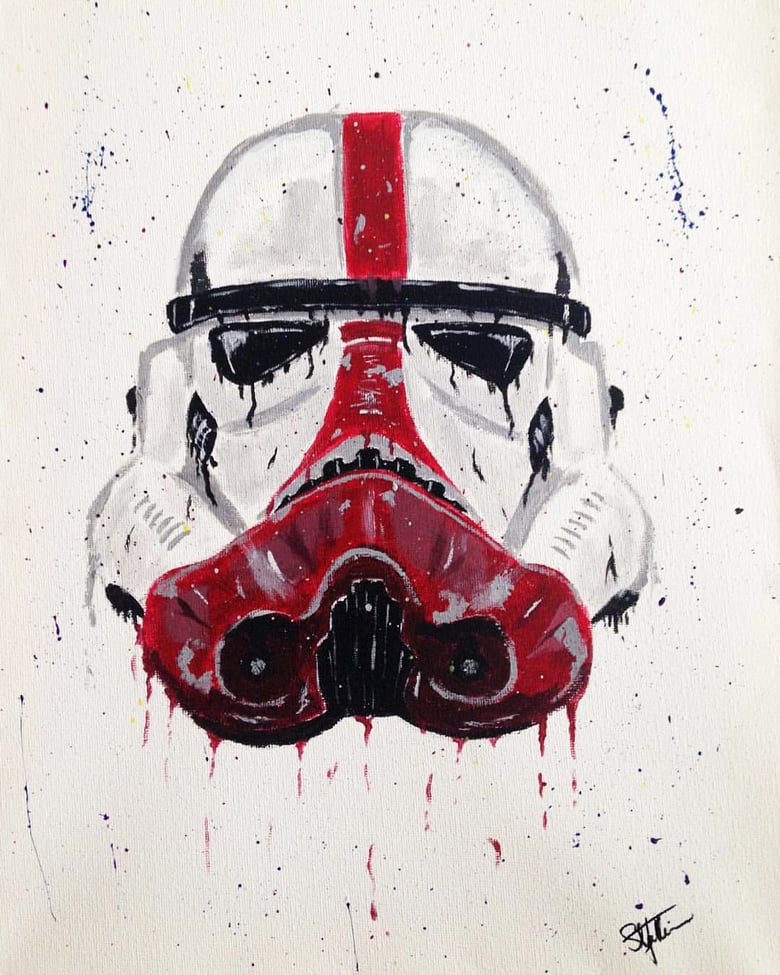 Image of Storm Trooper Melt Print