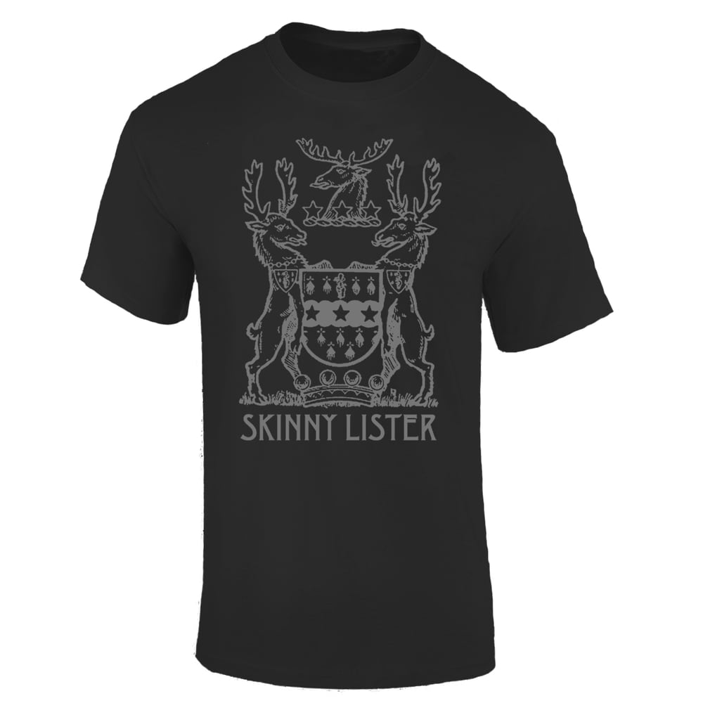 Image of Men's Black Lister Crest T-shirt