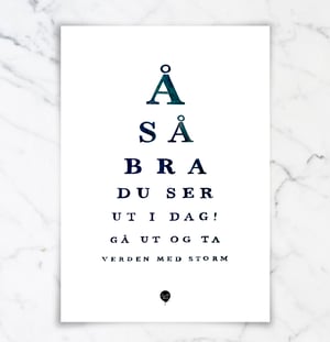 Image of "Å så bra"